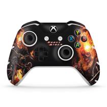 Adesivo Compatível Xbox One Slim X Controle Skin - Ghost Rider - Motoqueiro Fantasma A