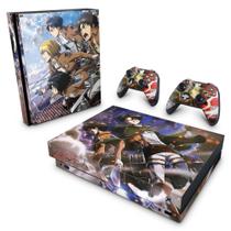 Adesivo Compatível Xbox One X Skin - Attack On Titan A