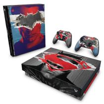 Adesivo Compatível Xbox One X Skin - Batman Vs Superman