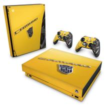 Adesivo Compatível Xbox One X Skin - Camaro - Transformers