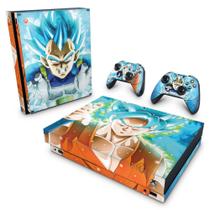 Adesivo Compatível Xbox One X Skin - Dragon Ball Super