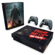 Adesivo Compatível Xbox One X Skin - Friday The 13Th The Game - Sexta-Feira 13
