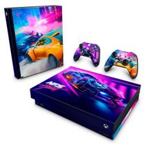 Adesivo Compatível Xbox One X Skin - Need For Speed Heat