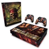 Adesivo Compatível Xbox One X Skin - Piratas Do Caribe