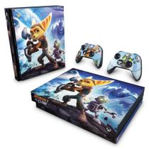 Adesivo Compatível Xbox One X Skin - Ratchet And Clank