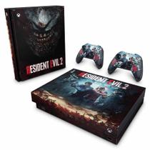 Adesivo Compatível Xbox One X Skin - Resident Evil 2 Remake