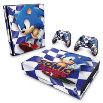 Adesivo Compatível Xbox One X Skin - Sonic The Hedgehog