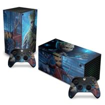 Adesivo Compatível Xbox Series X Horizontal Skin - Baby Groot