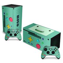 Adesivo Compatível Xbox Series X Horizontal Skin - BMO Hora de Aventura - Pop Arte Skins