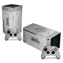 Adesivo Compatível Xbox Series X Horizontal Skin - Mjolnir Thor Amor e Trovão