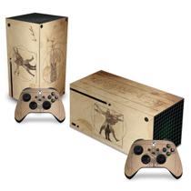 Adesivo Compatível Xbox Series X Horizontal Skin - Modelo 062