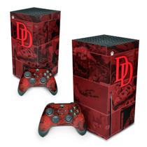 Adesivo Compatível Xbox Series X Skin - Daredevil Demolidor Comics