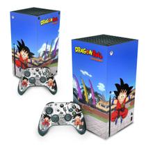 Adesivo Compatível Xbox Series X Skin - Dragon Ball