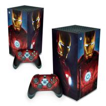 Adesivo Compatível Xbox Series X Skin - Iron Man Homem De Ferro