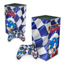 Adesivo Compatível Xbox Series X Skin - Sonic