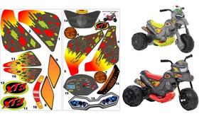 Adesivo Completo Para Moto Xt3 Da Bandeirante Grafite Adesivo Completo Para Moto Xt3 Da Bandeirante Grafite