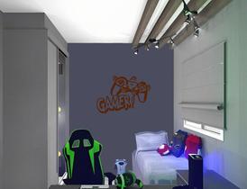 Adesivo Controle Gamer Decoração Casa Adesivo de Parede Adesivo de Porta