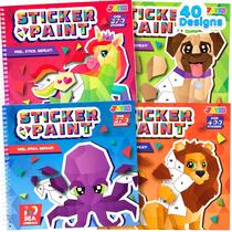 Adesivo Crafts for Kids Paint Book JOYIN, pacote com 4 presentes e lembrancinhas