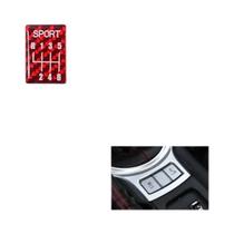 Adesivo De Acabamento Para Botão ESP De Fibra De Carbono Para Subaru BRZ Toyota GR86 2013-2025, Adesivo De Acabamento Para Botão ESP De Fibra De Carbono Para Subaru BRZ Toyota GR86 2013-2025,