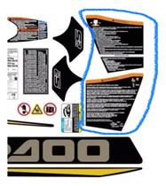 Adesivo de Advertência compatível Sea-Doo GTX 155 2017