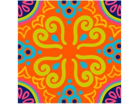 Adesivo de Azulejo Abstrato PVC Adesif N1905776 - 15x15cm 8 Unidades