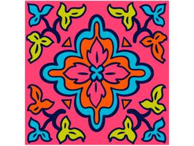 Adesivo de Azulejo Abstrato PVC Adesif N1905778