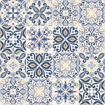 Adesivo de Azulejo Azul Real 20x20 cm com 12un