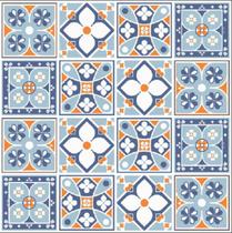 Adesivo de Azulejo Cozinha Português 1 -16 un de 15x15cm - Shop Adesivos