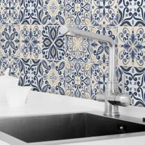 Adesivo de Azulejo para Cozinha Azul Real 20x20 cm 24un Adesivo de Azulejo para Cozinha Azul Real 20x20 cm 24un