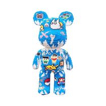 Adesivo de blocos de construção yaoyaoplay Graffiti Bear 21950 PCS Adesivo de blocos de construção yaoyaoplay Graffiti Bear 21950 PCS