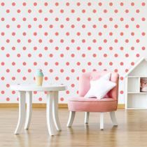 Adesivo de Bolinhas em Coral 144un Cobre 3m² Adesivo de Bolinhas em Coral 144un Cobre 3m²
