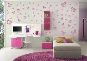 Adesivo de Borboleta Kit com 68 tamanho Diferente para carro parede vidro Box Moveis Adesivo de Borboleta Kit com 68 tamanho Diferente para carro parede vidro Box Moveis