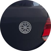 Adesivo de Carro Aegishjalmur Viking Medalhão