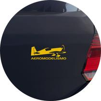 Adesivo de Carro Aeromodelismo - Cor Amarelo