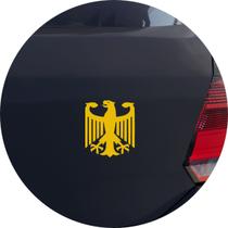Adesivo de Carro Águia Alemanha Bandeira - Cor Amarelo