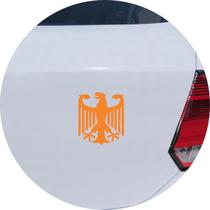 Adesivo de Carro Águia Alemanha Bandeira - Cor Laranja