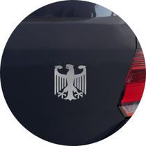 Adesivo de Carro Águia Alemanha Bandeira - Cor Prata