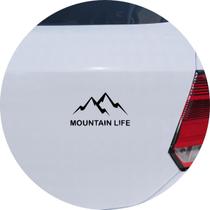 Adesivo de Carro Alpinismo Montanha e Escalada - Cor Preto