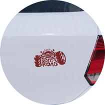 Adesivo de Carro Automodelismo Esporte Off Road - Cor Vinho