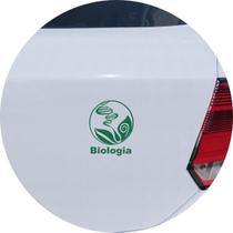 Adesivo de Carro Biólogo Profissão em Biologia - Cor Verde