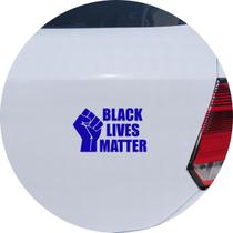 Adesivo de Carro Black Lives Matter - Cor Azul