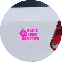 Adesivo de Carro Black Lives Matter - Cor Rosa