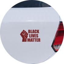 Adesivo de Carro Black Lives Matter - Cor Vinho