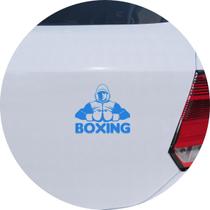 Adesivo de Carro Boxe Pugilismo Lutador - Cor Roxo