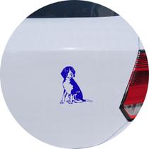 Adesivo de Carro Cachorro Raça Beagle - Cor Azul