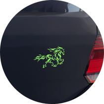 Adesivo de Carro Cavalo de Fogo Selvagem - Cor Verde Claro