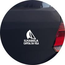 Adesivo de Carro Cidade de Ilhabela Capital da Vela