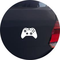 Adesivo de Carro Controle Xbox Gamer - Cor Branco