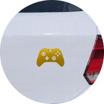 Adesivo de Carro Controle Xbox Gamer - Cor Dourado