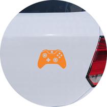 Adesivo de Carro Controle Xbox Gamer - Cor Laranja